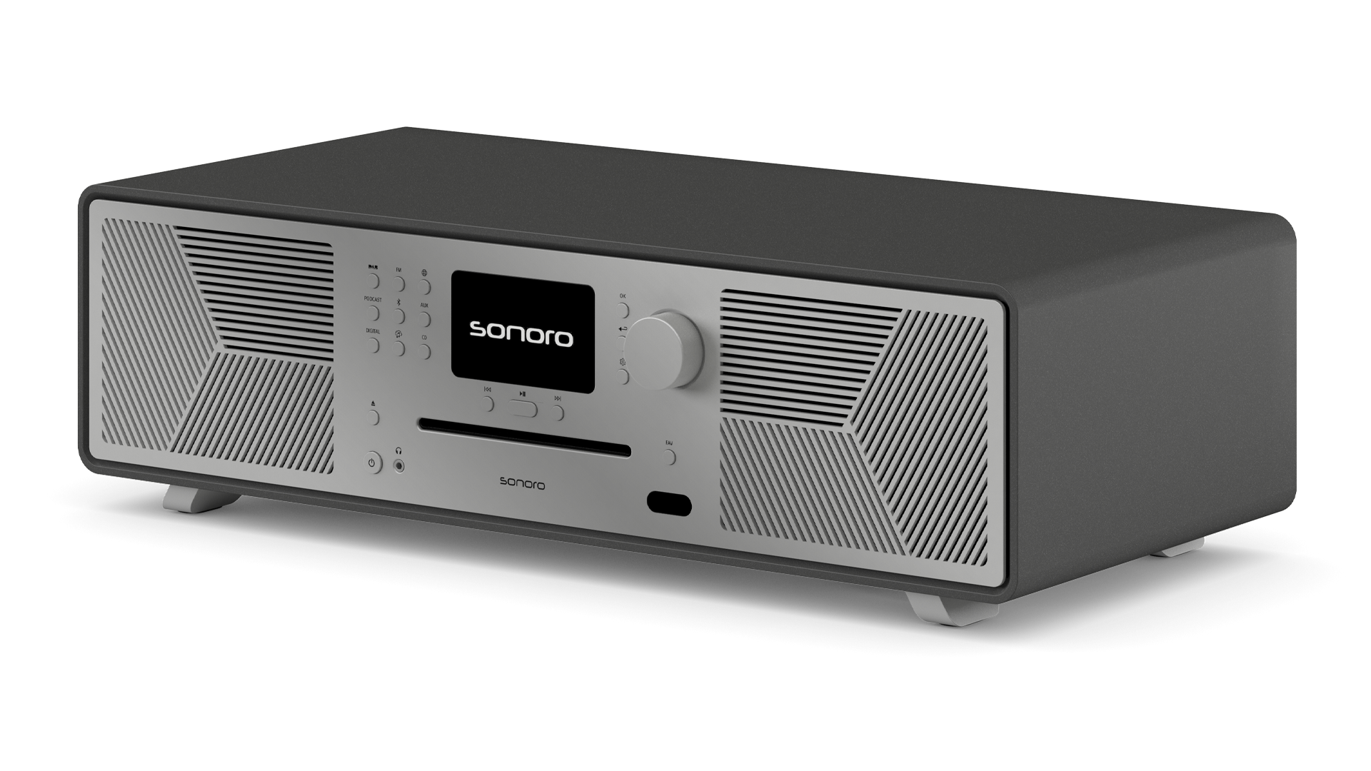 Sonoro Meisterstück GEN.2 - Graphit Matt-Silber