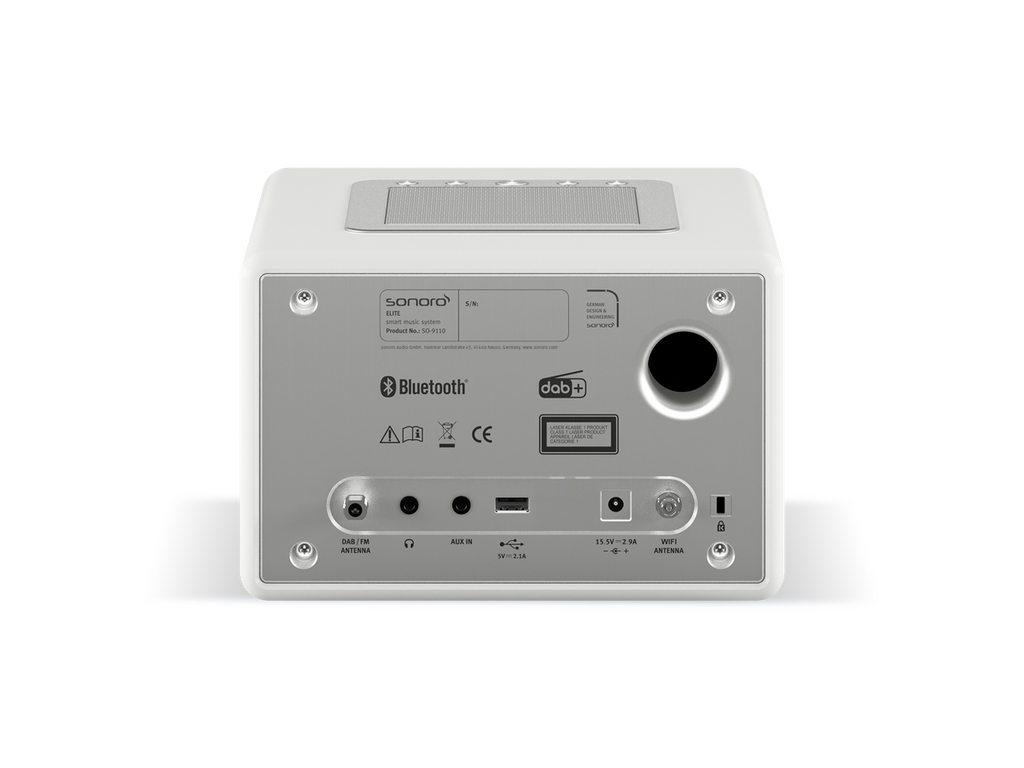 Sonoro Elite - Weiss Hochglanz-Silber