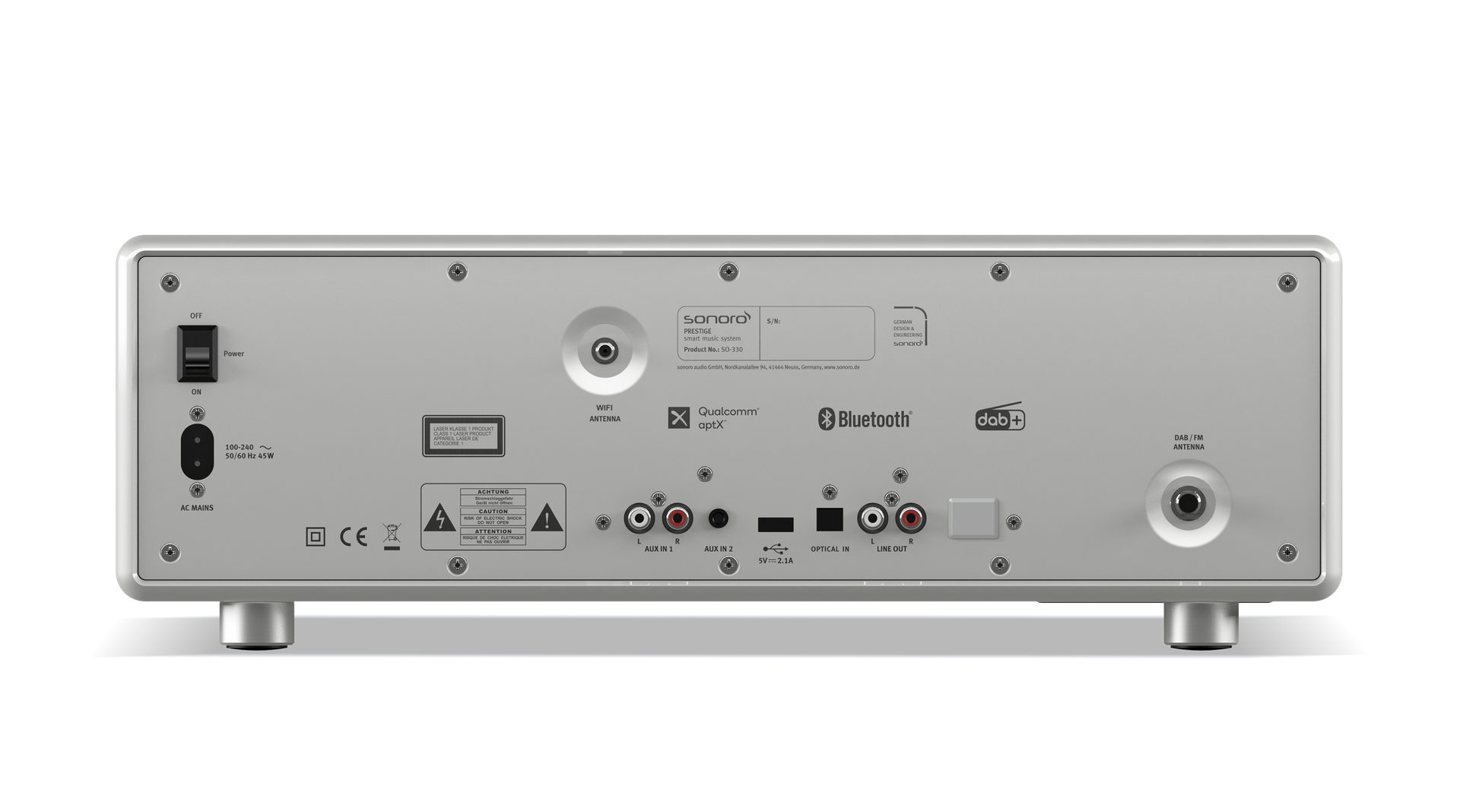 Sonoro Prestige - Silber Hochglänzend-Silber