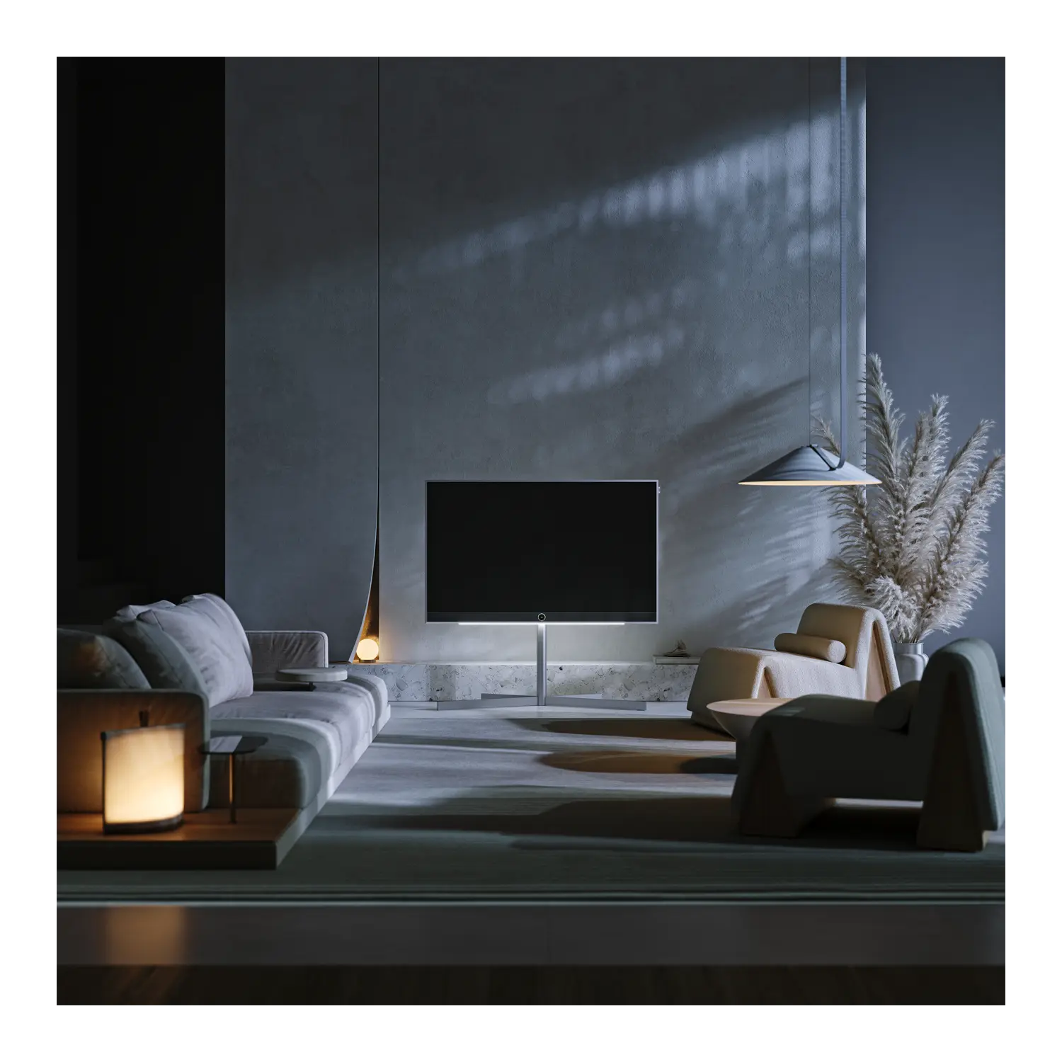Loewe stellar 48 dr+ alu + concrete
