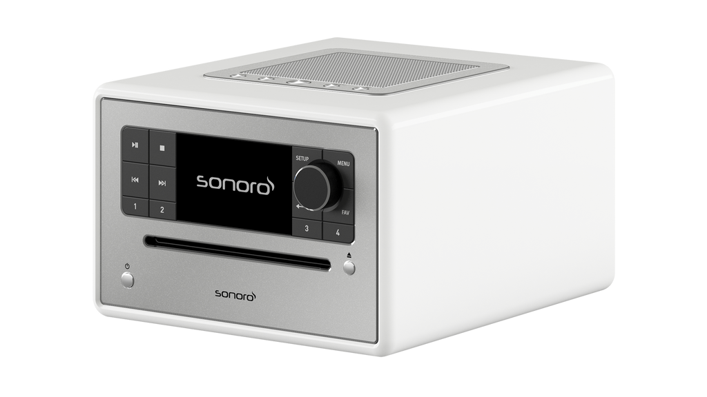 Sonoro Elite - Weiss Hochglanz-Silber